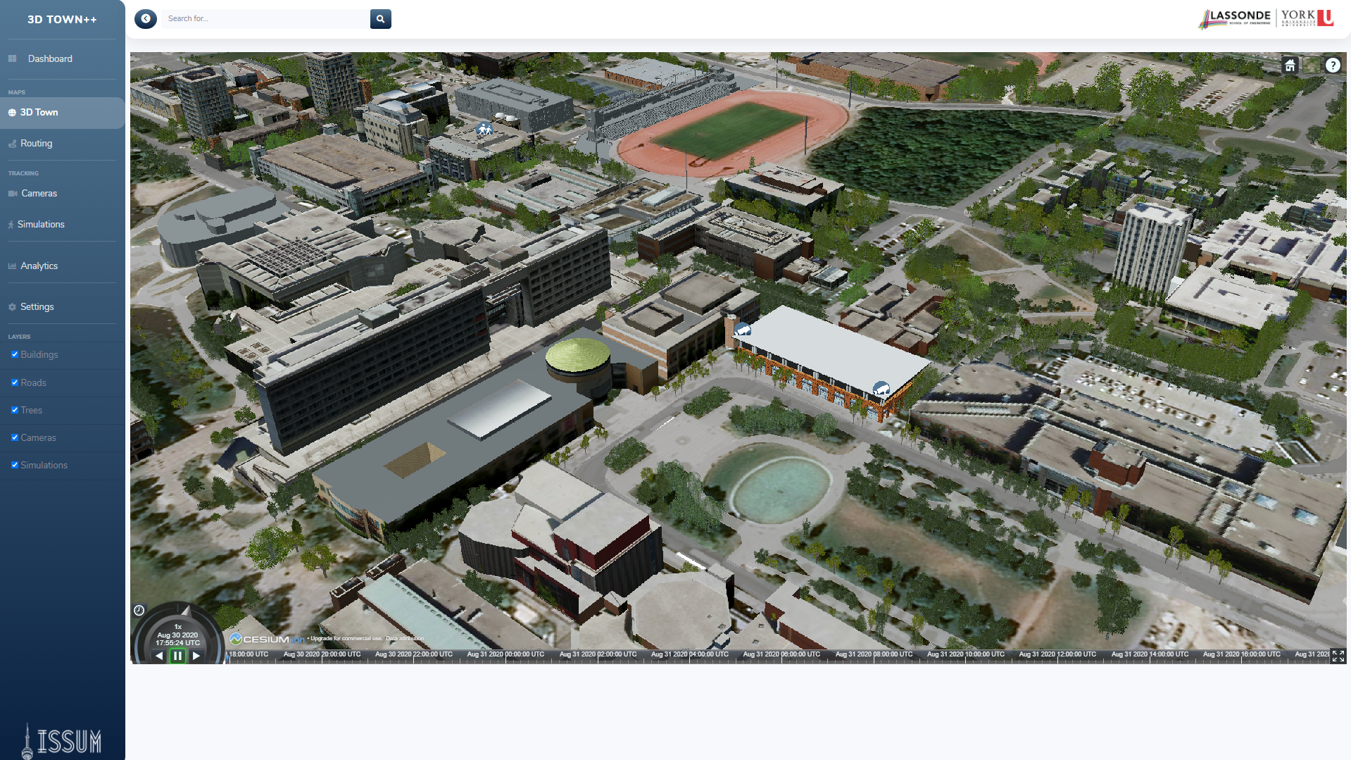 3D Town: Virtual Campus